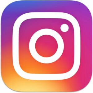 Instagram logo.