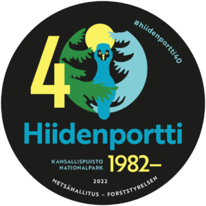 Hiidenportin 40-vuotislogo