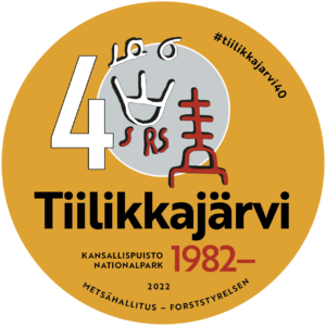 Tiilikkajärven 40-vuotislogo