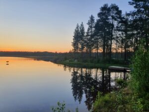 Sapsokosken kylän uimaranta