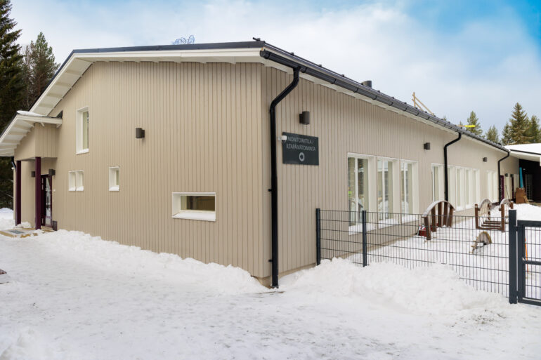 Kontinjoen päiväkodin ulkoasu.
