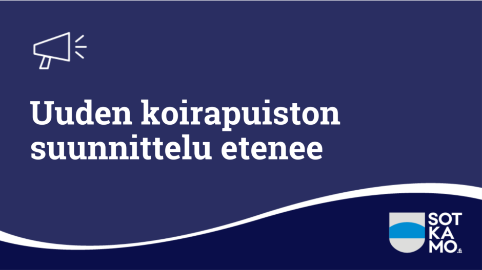 Uuden koirapuiston suunnittelu etenee Sotkamossa