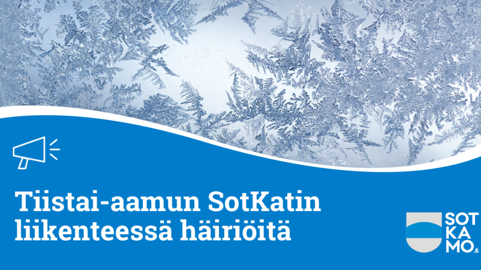 Tiistai-aamun SotKatin liikenteessä häiriöitä