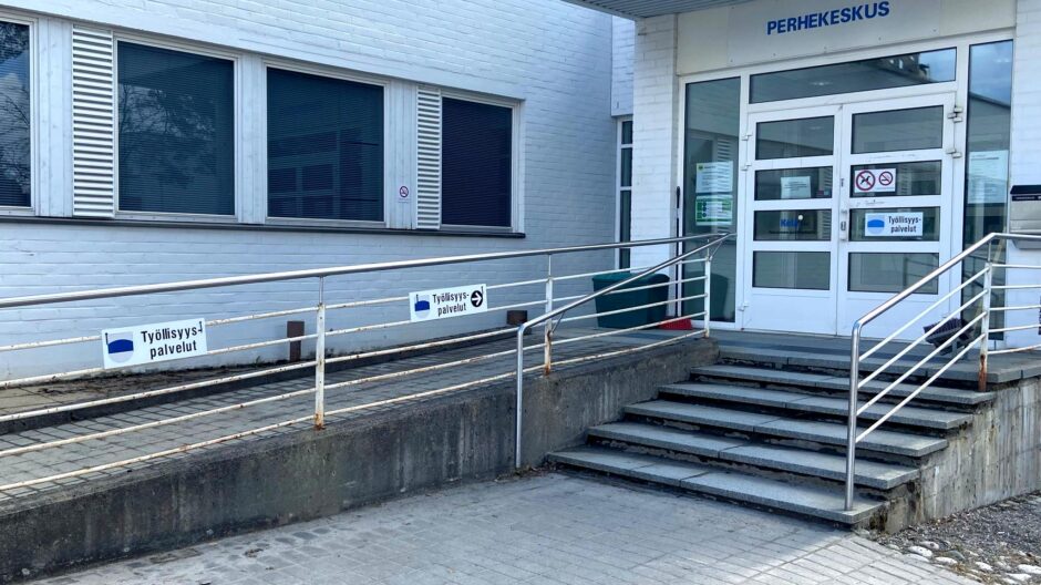 Työllisyyspalvelut sijaitsevat Keskuskatu 9
