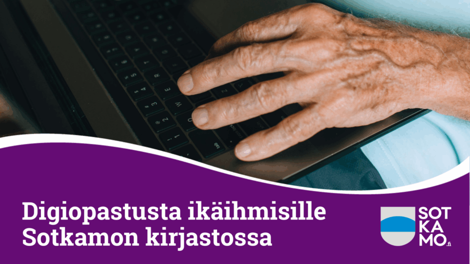 Digiopastusta ikäihmisille Sotkamon kirjastossa