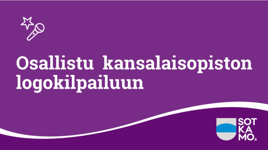 Osallistu kansalaisopiston logokilpailuun