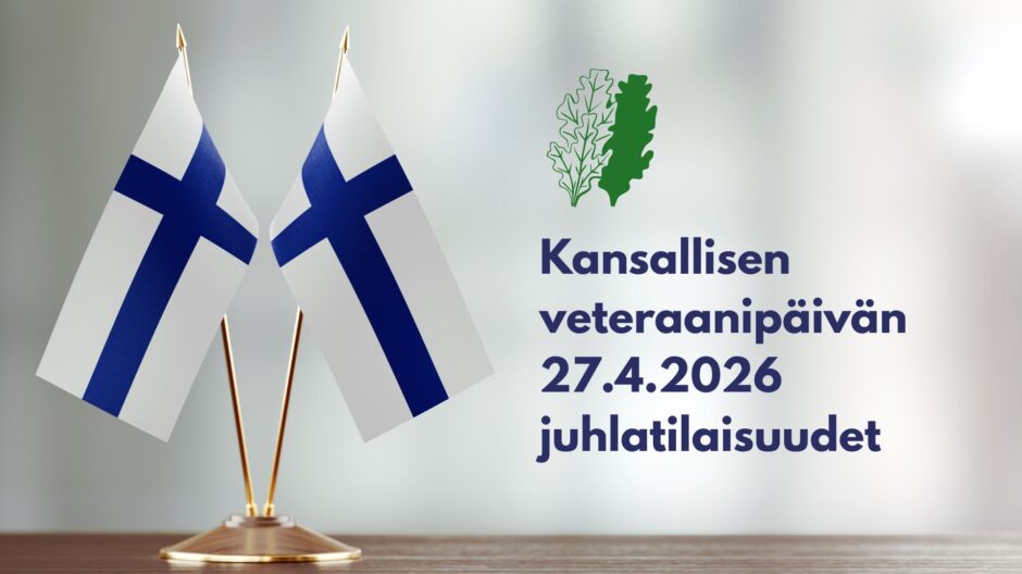 Kansallisen veteraanipäivän 27.4.2026 juhlatilaisuudet