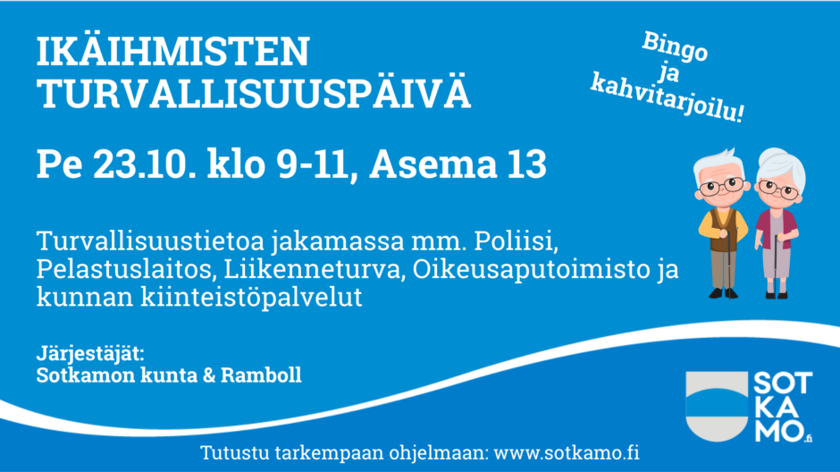 Ikäihmisten turvallisuuspäivä Sotkamossa